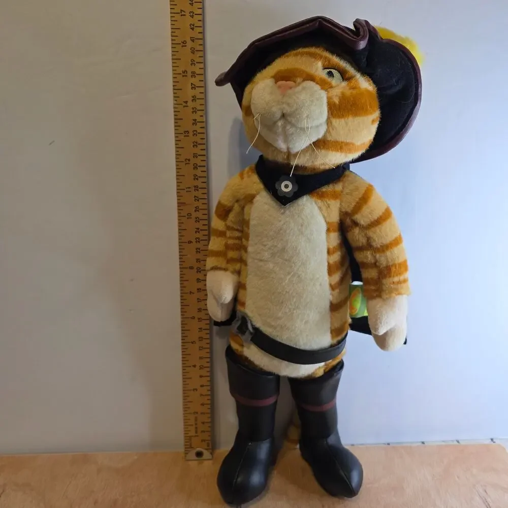 Puss in Boots Plush from Shrek Franchise by BeverlyHills Teddy Bear Company